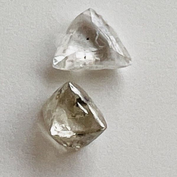 Gem-quality rough, rough diamonds by Dash Gems